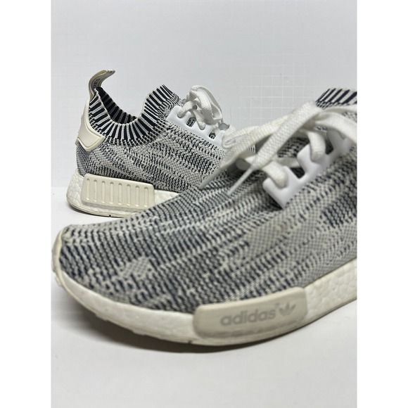 Adidas NMD R1 PK Primeknit White Black Zebra Camo Size‎ 9.5. BA8600 main image 7
